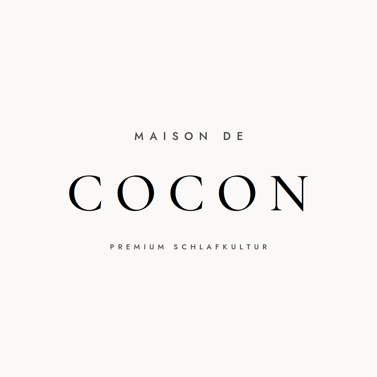 Maison de Cocon Logo — Premium Schlafkultur