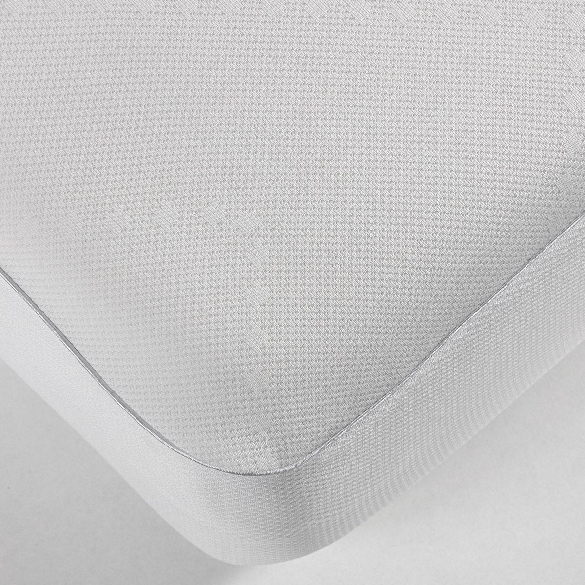 Close-up of the 3D knitted fabric texture on the Air Cover waterproof protector