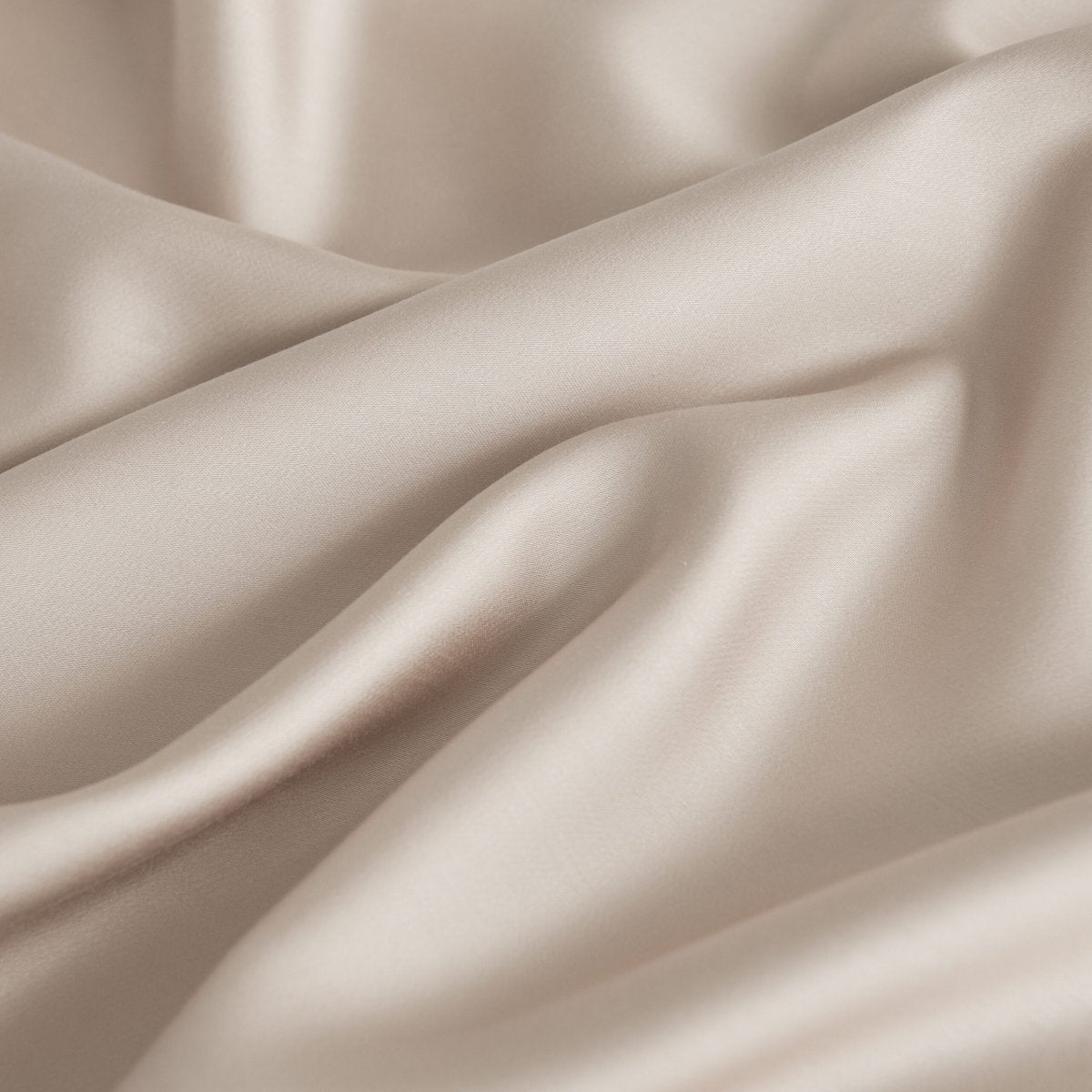 Close-up of Soft Taupe bamboo fabric
