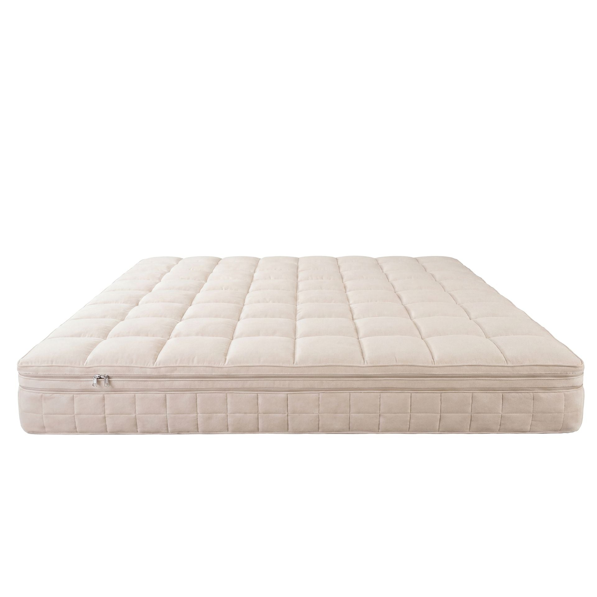 Matratze Westphalia von Maison de Cocon – Farbe Beige, 180x200 cm, Frontalansicht