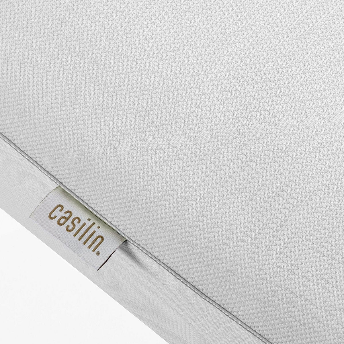 Air Cover mattress protector fitted on a mattress and bed frame