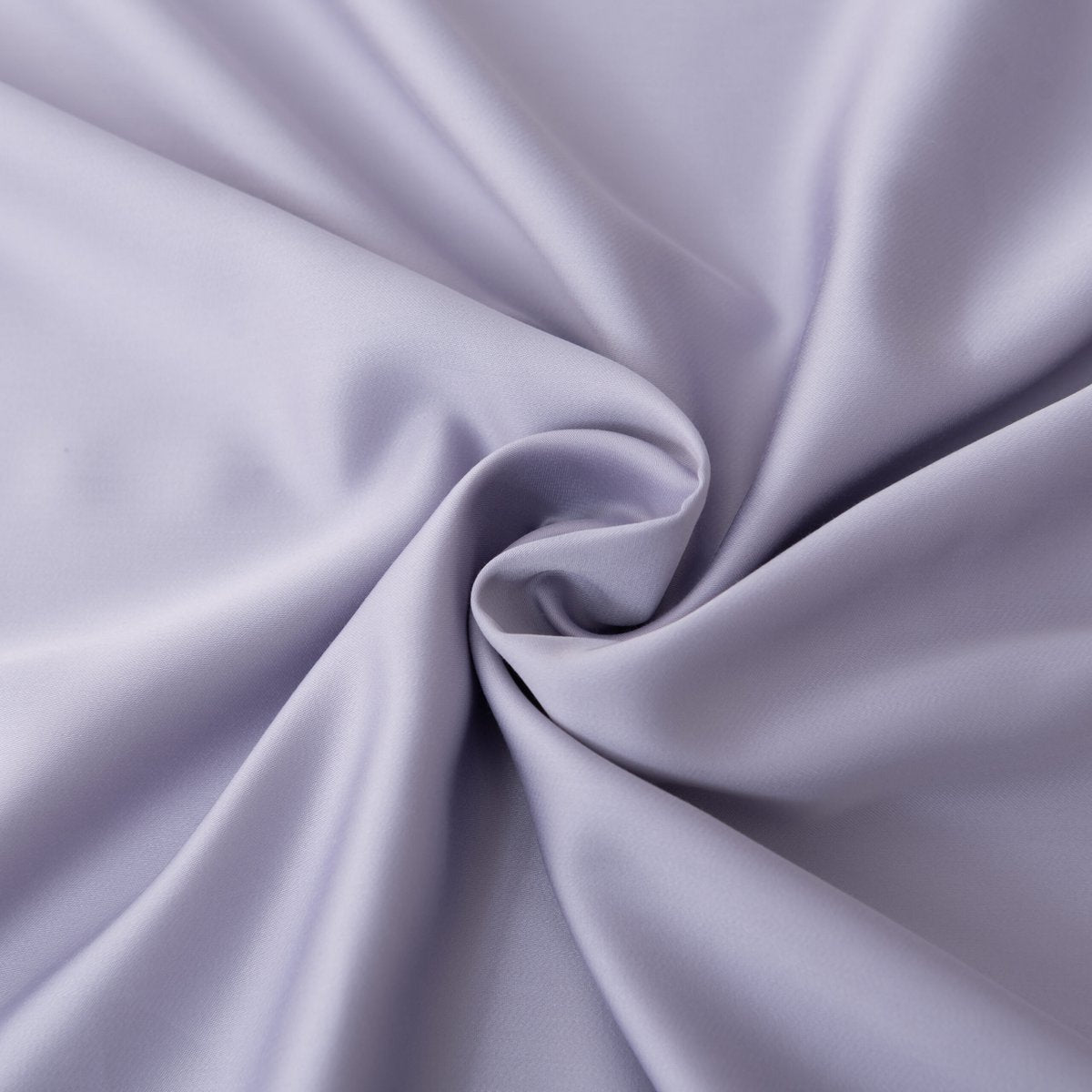 Draped Lavender Mist bamboo fabric showing its soft, silky finish
