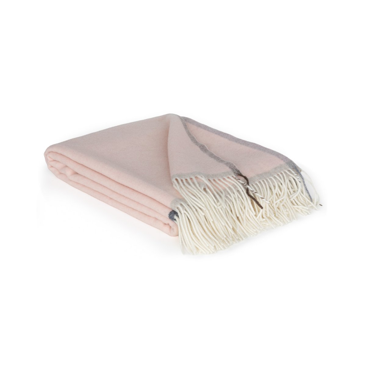 Merino & Cashmere Throw Blanket Milano Rosa Orlo styled in a room setting