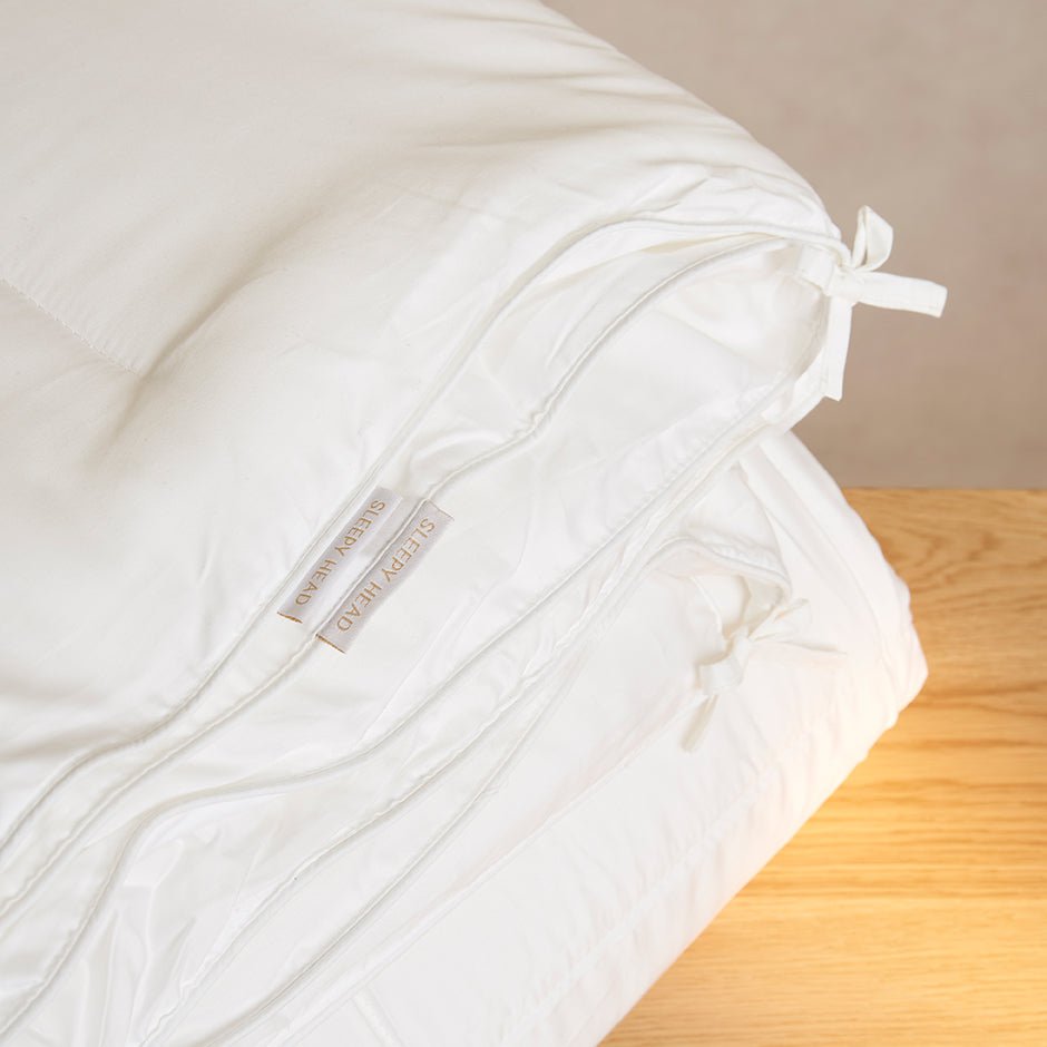 Close-up of the Tencel™ Four Seasons Duvet fabric texture