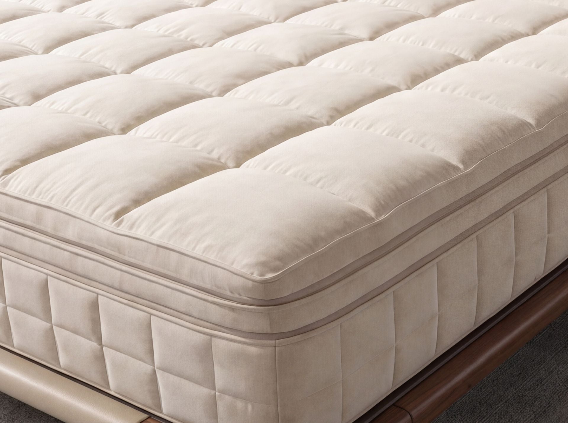 Matratze Westphalia von Maison de Cocon – Farbe Beige, 180x200 cm, Detailansicht 2